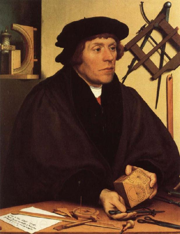 Hans Holbein Portrait of Nikolaus Kratzer